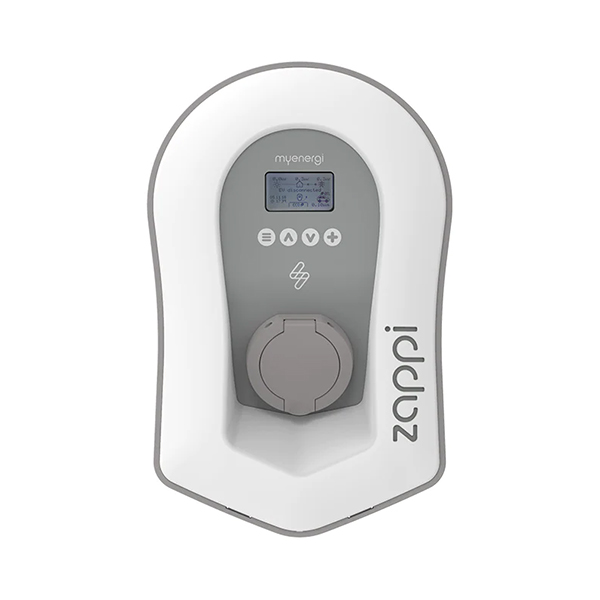 Zappi Eco-Smart EV Charge Point Multiphase Untethered White