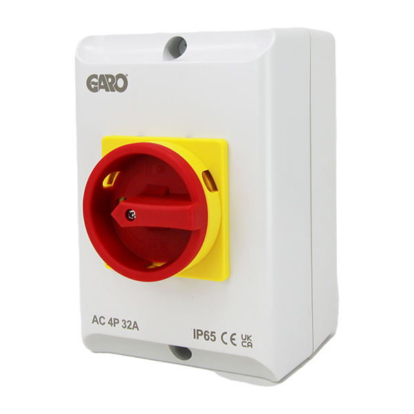Garo Rotary Isolator AC IP65 32a 4P RIPE 