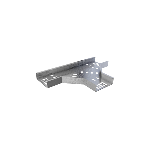 Trench Hot Dip M/Duty Cable Tray Flat Tee 100mm