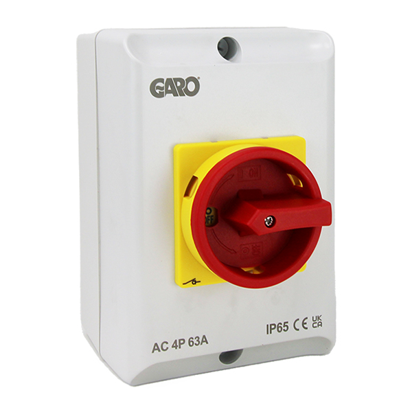 Garo Rotary Isolator AC IP65 63a 4P RIPE 