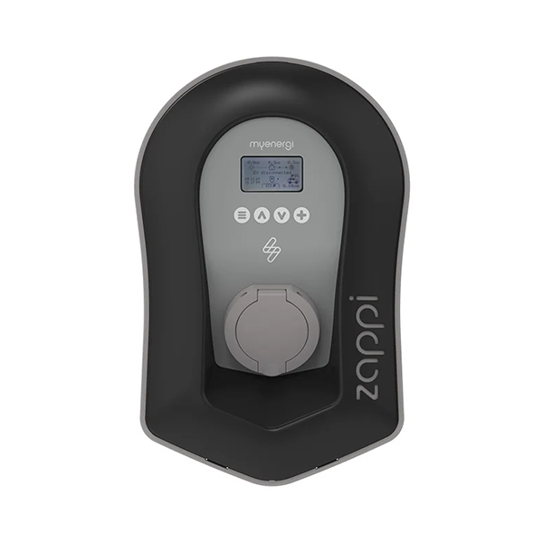 Zappi Eco-Smart EV Charge Point 7kW Untethered Black 