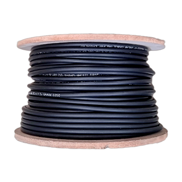 6mm Solar DC Cable/Black x 100mtr Drum AD8